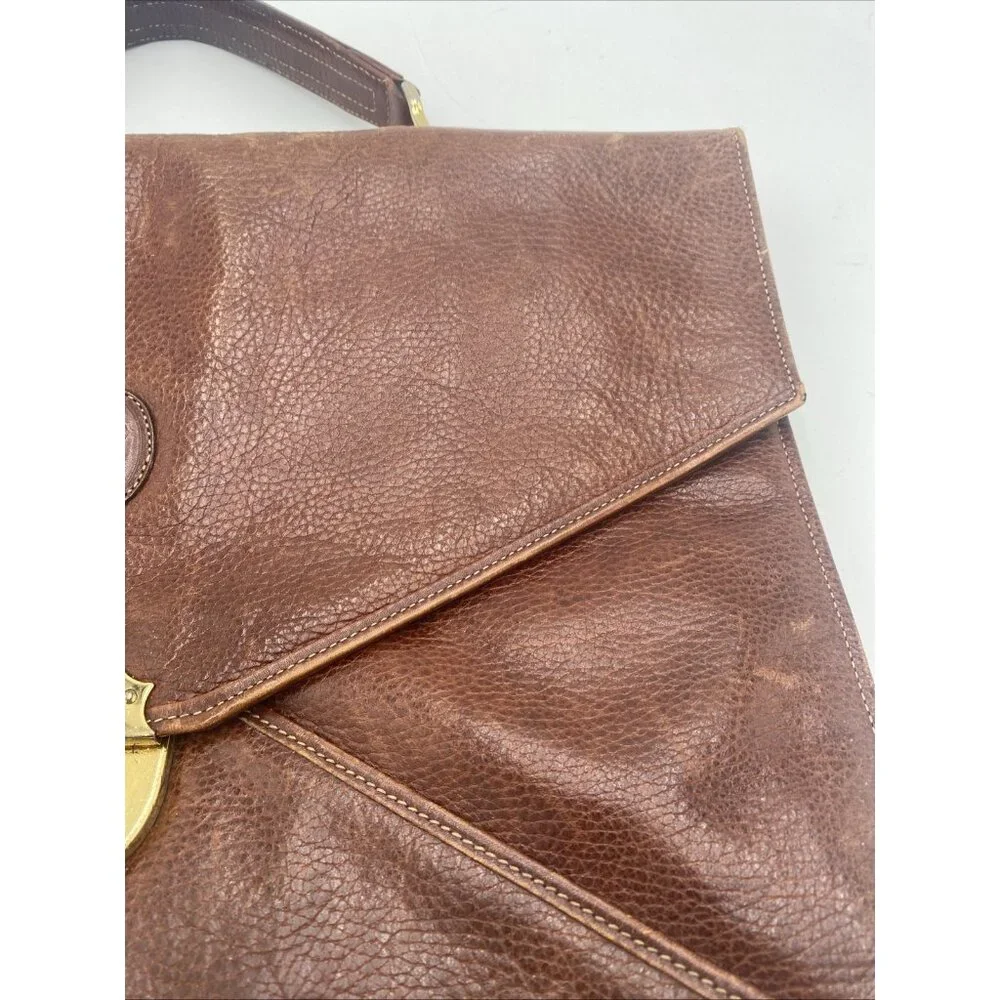 Vintage Medici Creations Leather Messenger Bag Satchel Breifcase Tote W. Germany